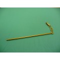 1/4" x 10" Brass Swivel Float Arm