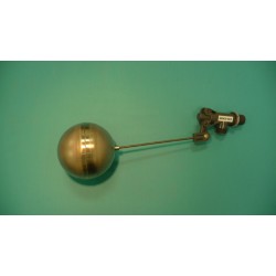 1" Advanced PVC Valve w/ 1/4" x 9 Stainless Steel Float Arm w/ 6" Round Stainless Float Ball