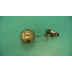 1" Advanced PVC Valve w/ 1/4" x 4" Stainless Steel Float Arm w/ 6" Round Stainless Float Ball