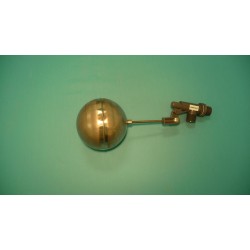 3/4" Advanced PVC Valve w/ 1/4" x 4" Stainless Steel Float Arm w/ 5" Round Stainless Float Ball