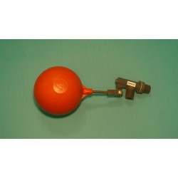 1/2" Advanced PVC Valve w/ 1/4" x 2" Stainless Steel Float Arm w/ 4" Round Stainless Float Ball