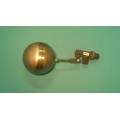 1/2" Advanced PVC Valve w/ 1/4" x 2" Stainless Steel Float Arm w/ 5" Round Stainless Float Ball