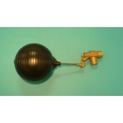1" Brass Valve w/ 1/4" x 3 1/2" Stainless Steel Float Arm w/ 6" Round Plastic Float Ball