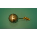 3/4" Brass Valve w/ 1/4" x 3 1/2" Stainless Steel Float Arm w/ 6" Round Stainless Float Ball
