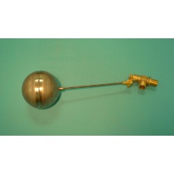 3/4" Brass Valve w/ 1/4" x 9" Stainless Steel Float Arm w/ 5" Round Stainless Float Ball