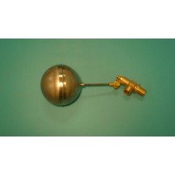 3/4" Brass Valve w/ 1/4" x 4" Stainless Steel Float Arm w/ 5" Round Stainless Float Ball