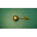 1/2" Brass Valve w/ 1/4" x 4" Stainless Steel Float Arm w/ 4" Round Stainless Float Ball