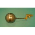3/8" Brass Valve w/ 1/4" x 4" Stainless Steel Float Arm w/ 4" Round Stainless Float Ball