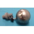 1/2" Hawkey\Brower Valve w/ Short Float Arm w/ 4" Stainless Float Ball - 5/32 Orifice