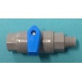 1/4" Straight PVC Ball Valve